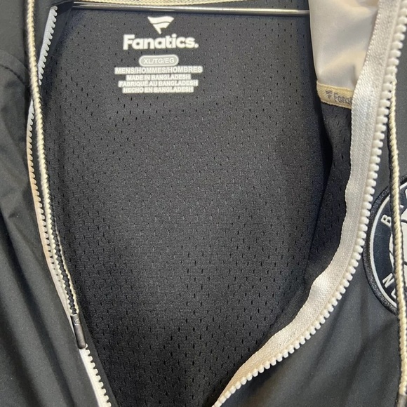 Fanatics Brooklyn Nets 1/2 Zip Windbreaker Pullover Jacket – Men’s XL – NBA - Picture 3 of 5